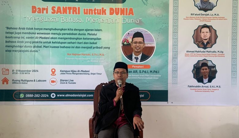 Pembukaan Arabic Bootcamp : Dari Santri untuk Dunia, Menguasai Bahasa Menjelajahi Dunia.